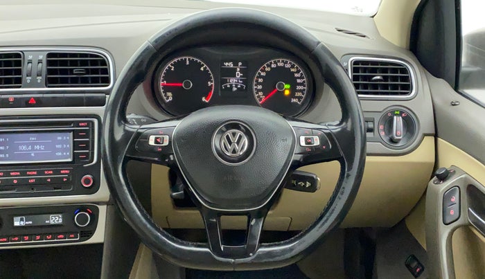 2016 Volkswagen Vento HIGHLINE 1.5 AT, Diesel, Automatic, 1,12,340 km, Steering Wheel Close Up