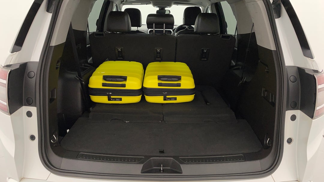 Boot Inside View with Luggage