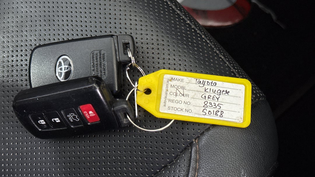 2019 Toyota Kluger Gxl (4x2), Automatic, 96867 km, Key Close-up