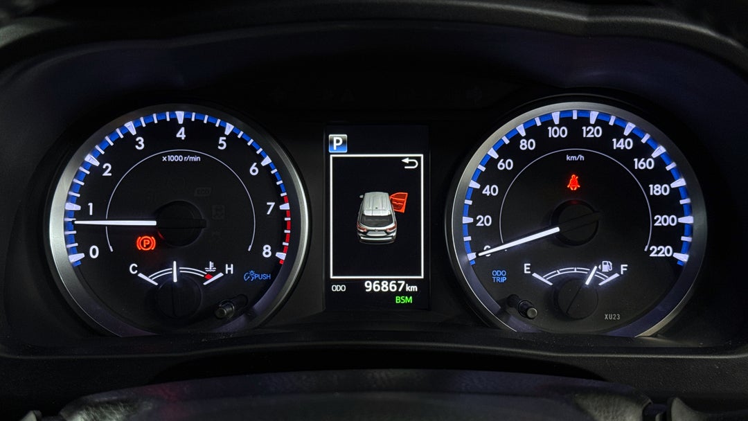 2019 Toyota Kluger Gxl (4x2), Automatic, 96867 km, Odometer View