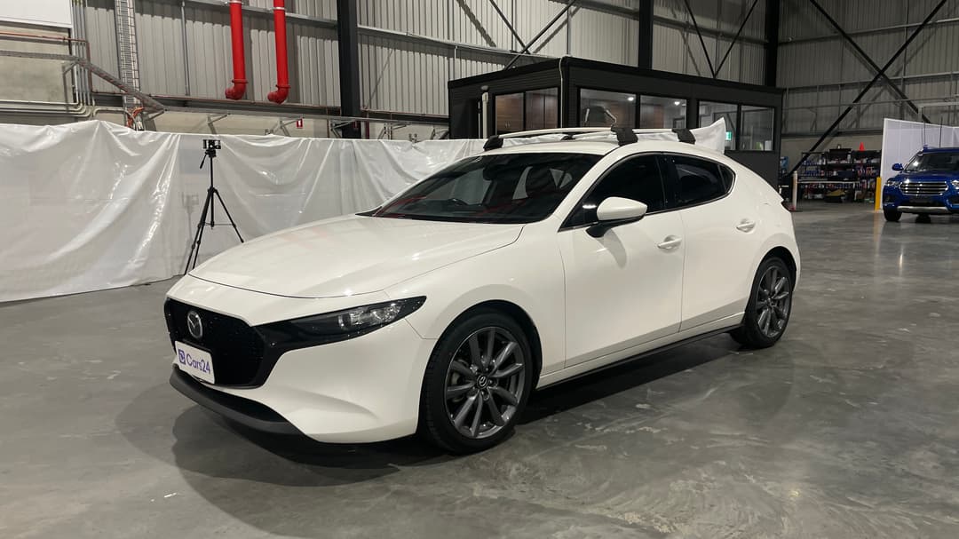 2021 Mazda Mazda3 G20 Touring, Automatic, 61683 km, Left Front Diagonal (45- Degree) View