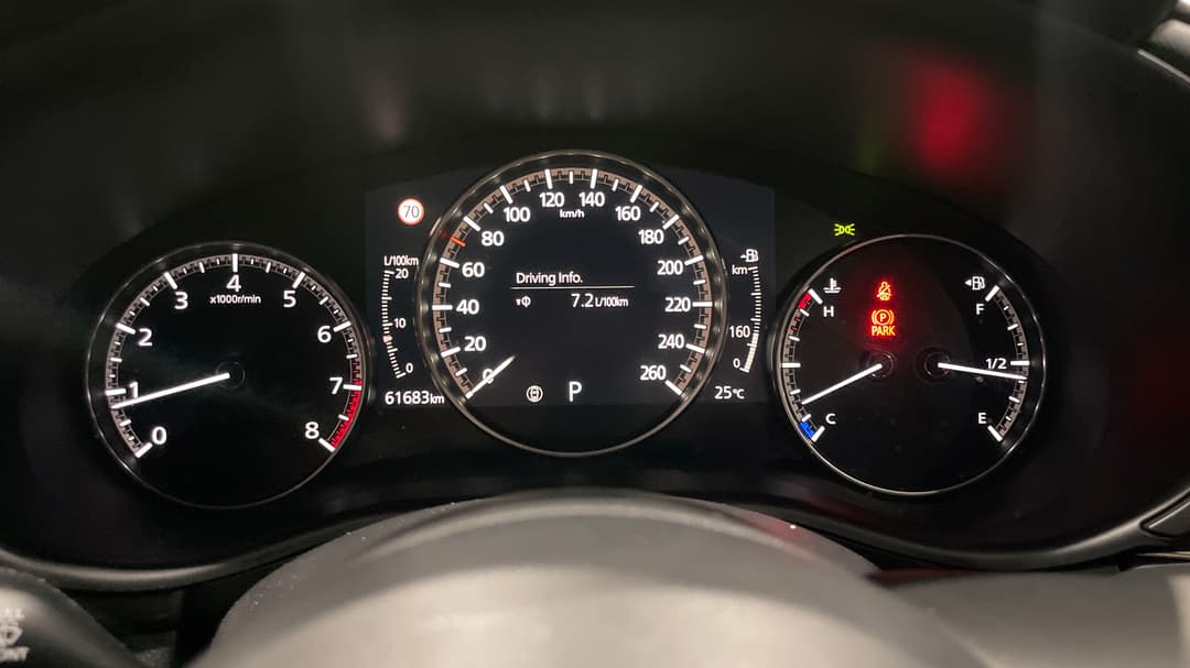 2021 Mazda Mazda3 G20 Touring, Automatic, 61683 km, Odometer View