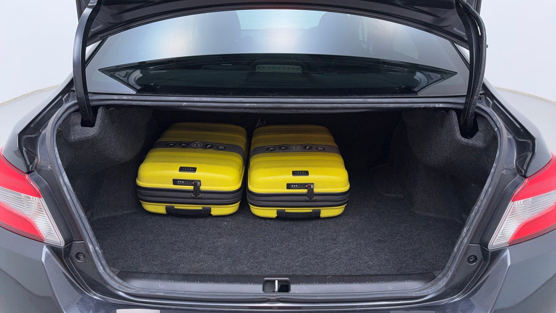 Boot Inside View with Luggage