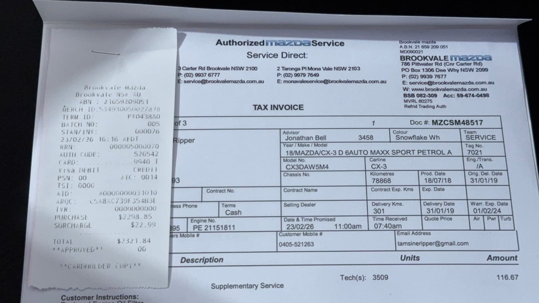 2018 Mazda CX-3 Maxx Sport (AWD), Automatic, 79162 km, Service History