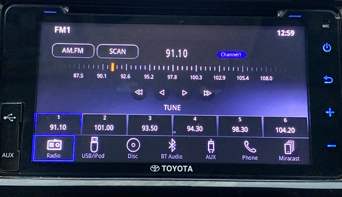 2018 Toyota YARIS G CVT, Petrol, Automatic, 56,714 km, Infotainment System