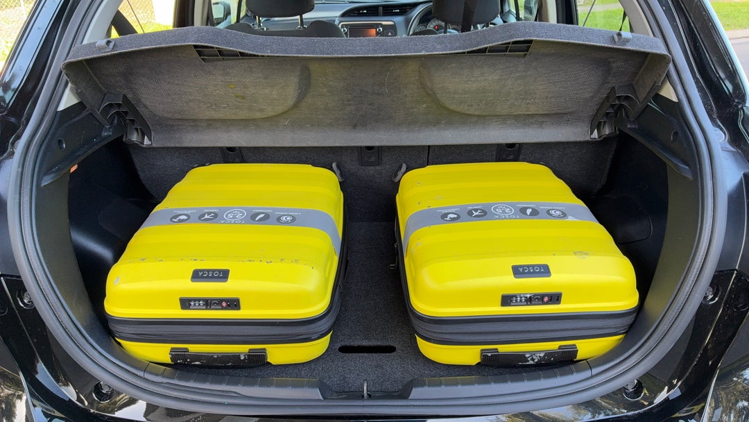 Boot Inside View with Luggage