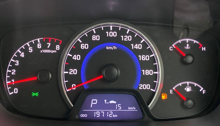 2017 Hyundai Grand i10 SPORTZ (O) 1.2 AT VTVT, Petrol, Automatic, 19,752 km, Odometer Image