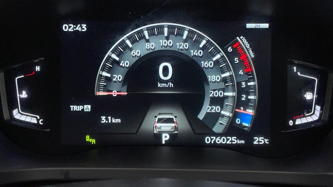 2020 Mitsubishi Pajero Sport Exceed (4x4) 7 Seat, Automatic, 76025 km, Odometer View