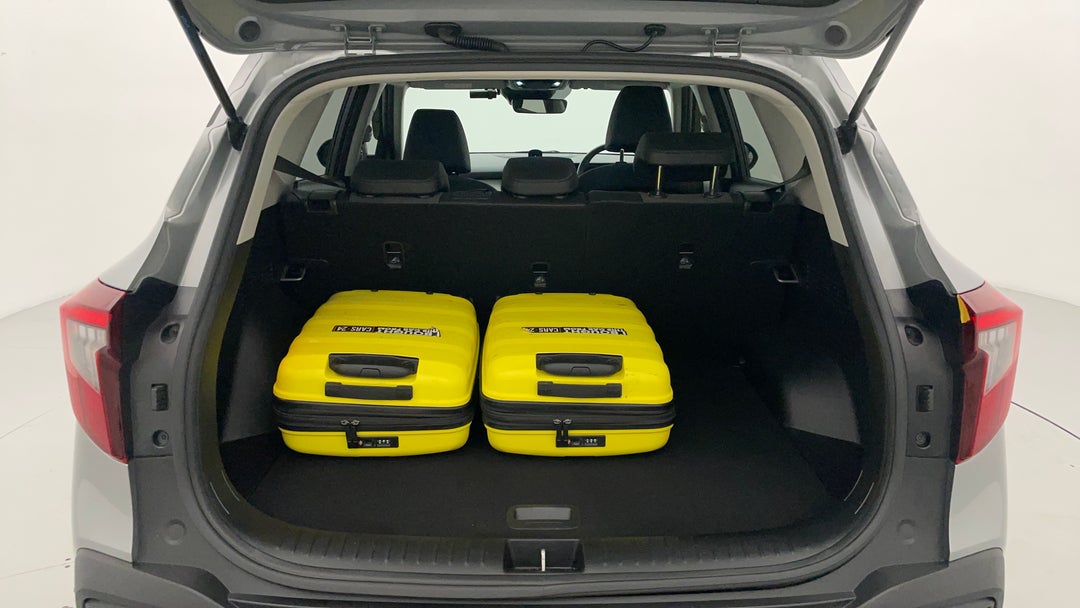Boot Inside View with Luggage