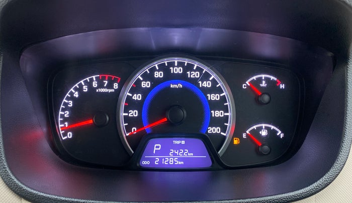 2017 Hyundai Grand i10 SPORTZ (O) 1.2 AT VTVT, Petrol, Automatic, 20,835 km, Odometer Image