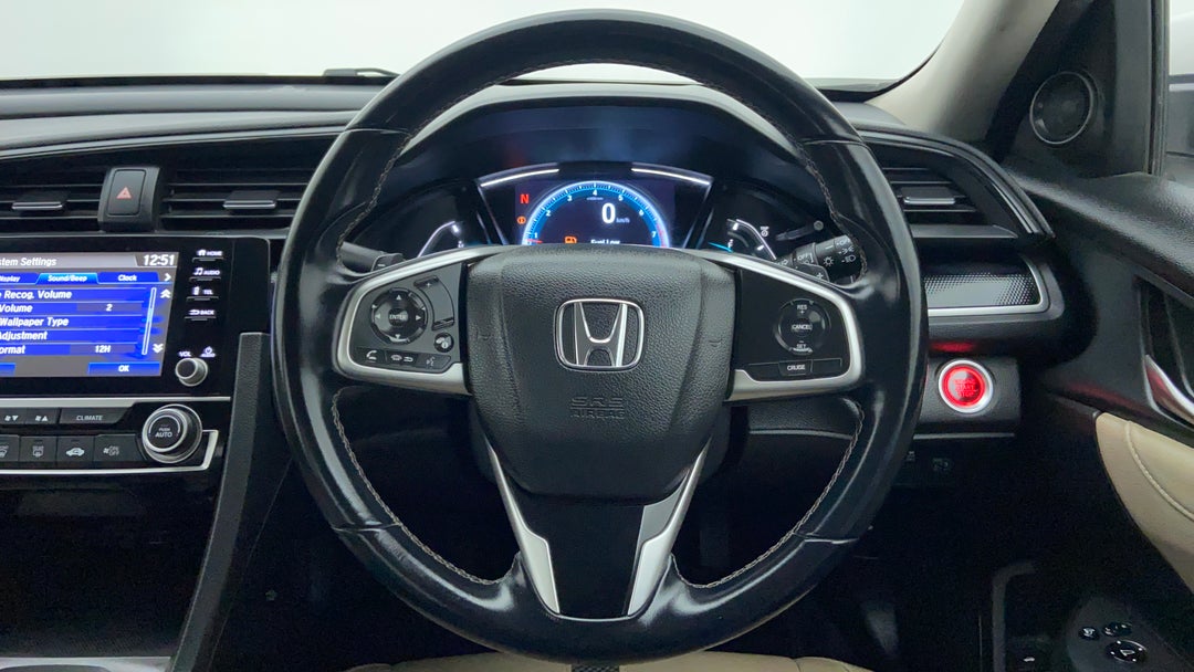 Steering Wheel Close Up