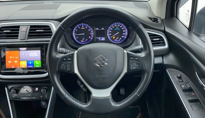 2020 Maruti S Cross ALPHA 1.5 SMART HYBRID, Petrol, Manual, 11,819 km, Steering Wheel Close Up