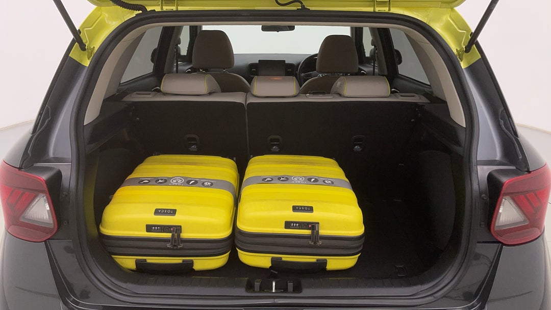 Boot Inside View with Luggage