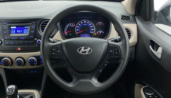 2015 Hyundai Grand i10 SPORTZ 1.2 KAPPA VTVT, Petrol, Manual, 88,309 km, Steering Wheel Close Up