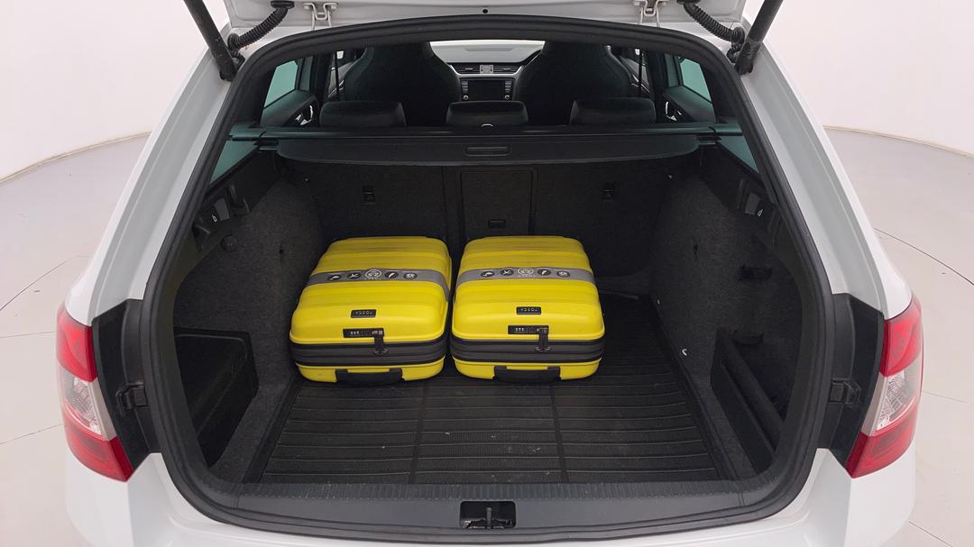 2016 SKODA Octavia Rs 162 Tsi, Automatic, 108061 km, Boot Inside View with Luggage