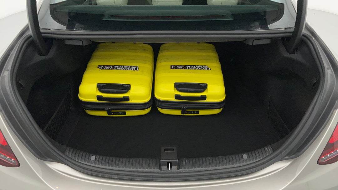 Boot Inside View with Luggage