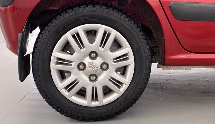 2010 Hyundai Santro Xing GLS, Petrol, Manual, 39,032 km, Right Rear Wheel