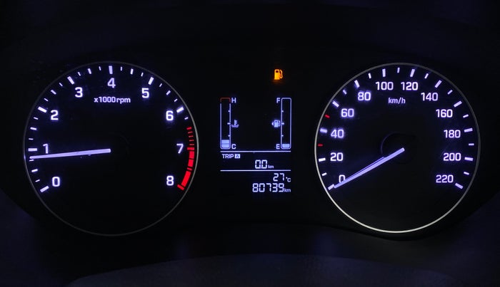 2014 Hyundai Elite i20 SPORTZ (O) 1.2, Petrol, Manual, 80,776 km, Odometer Image