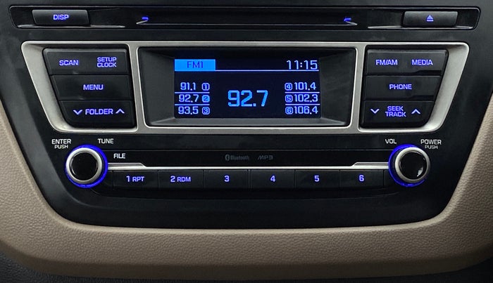 2014 Hyundai Elite i20 SPORTZ (O) 1.2, Petrol, Manual, 80,776 km, Infotainment System