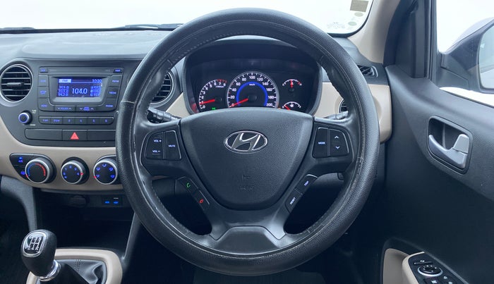 2016 Hyundai Grand i10 ASTA 1.2 (O) VTVT, Petrol, Manual, 29,637 km, Steering Wheel Close Up