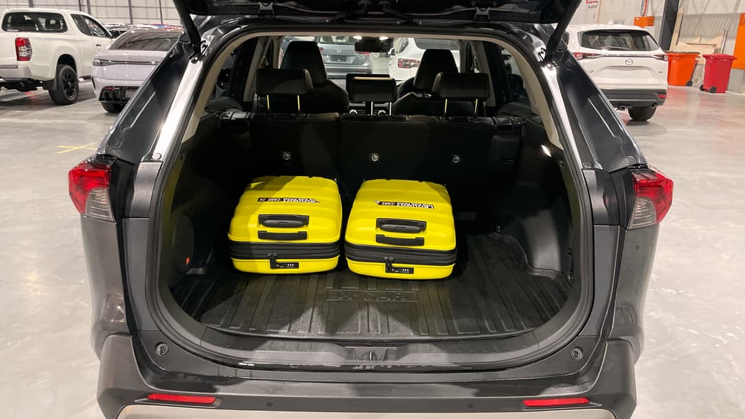 2024 Toyota RAV4 Cruiser (AWD) Hybrid, Automatic, 32935 km, Boot Inside View with Luggage