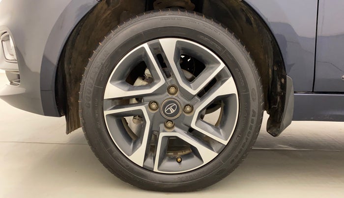 2021 Tata TIGOR XZA PLUS PETROL, Petrol, Automatic, 36,586 km, Left Front Wheel