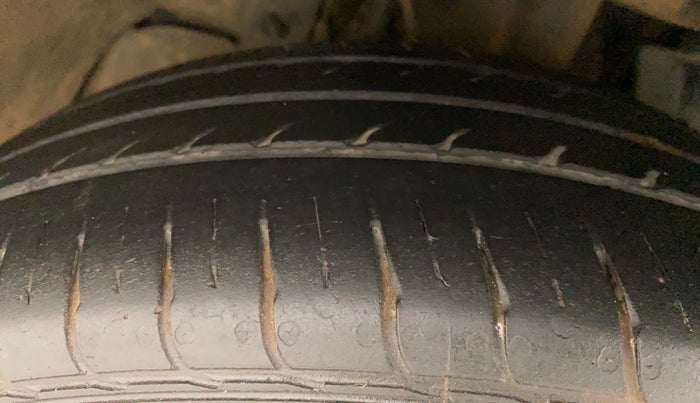 2021 Tata TIGOR XZA PLUS PETROL, Petrol, Automatic, 36,586 km, Left Front Tyre Tread