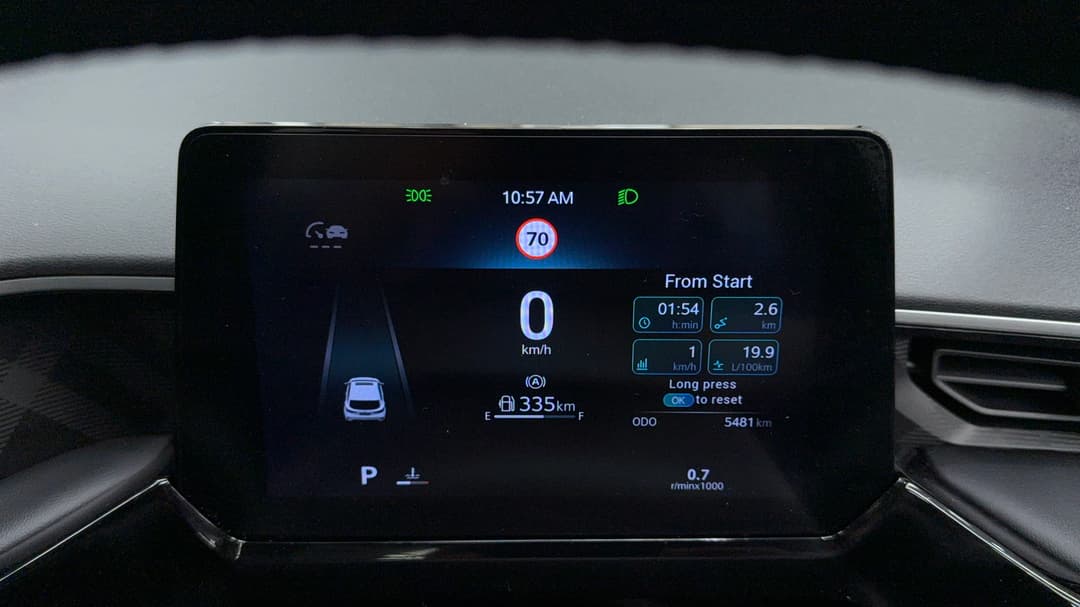 2025 MG Mg3 Essence, Automatic, 5481 km, Odometer View