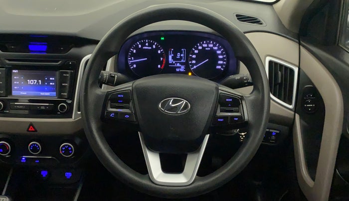 2018 Hyundai Creta E PLUS 1.6 PETROL, Petrol, Manual, 50,924 km, Steering Wheel Close Up
