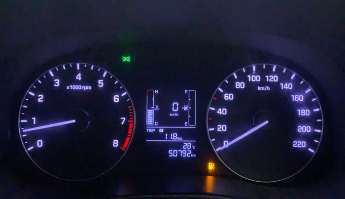 2018 Hyundai Creta E PLUS 1.6 PETROL, Petrol, Manual, 50,924 km, Odometer Image