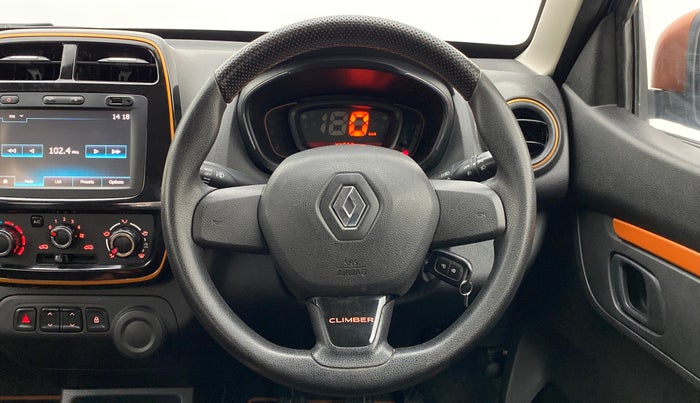 2017 Renault Kwid CLIMBER 1.0, Petrol, Manual, 44,103 km, Steering Wheel Close Up