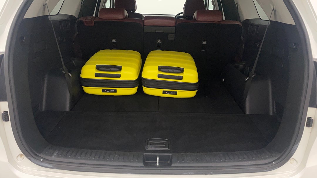 Boot Inside View with Luggage