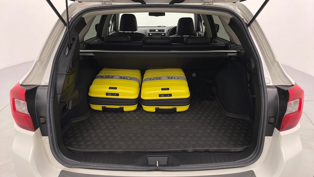 Boot Inside View with Luggage