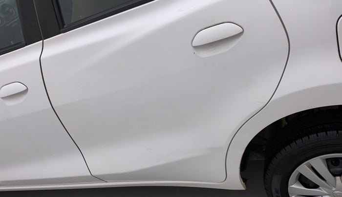 2018 Datsun Go T, Petrol, Manual, 65,622 km, Rear left door - Minor scratches