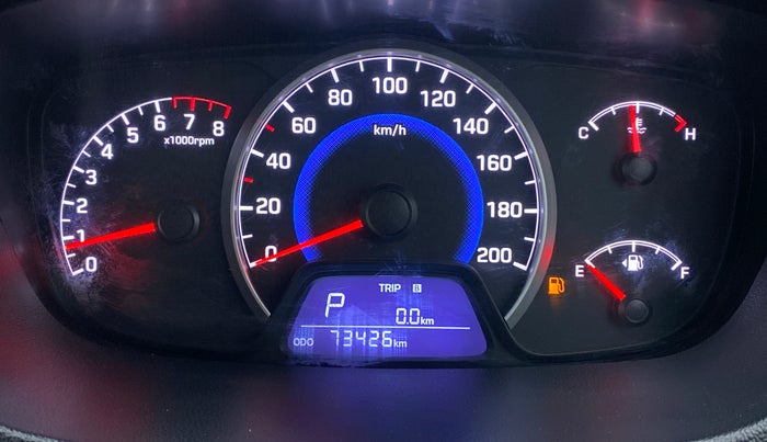 2016 Hyundai Grand i10 1.2 ASTA (O) AT, Petrol, Automatic, 73,494 km, Odometer Image