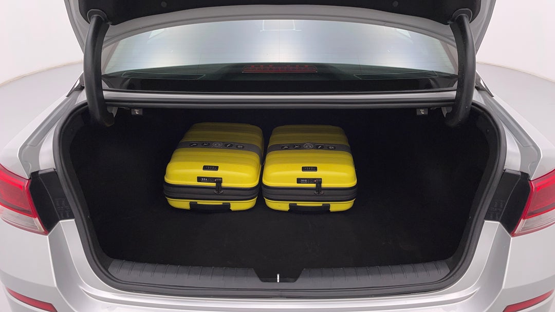 Boot Inside View with Luggage