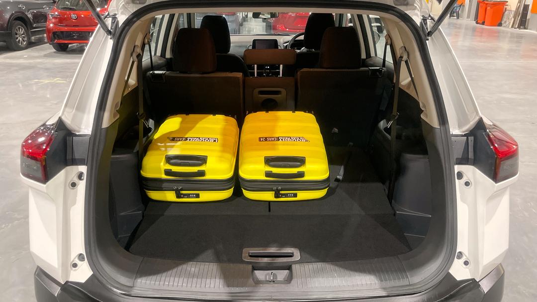 2023 Nissan X-trail St (4WD) 7 Seat, Automatic, 29989 km, Boot Inside View with Luggage
