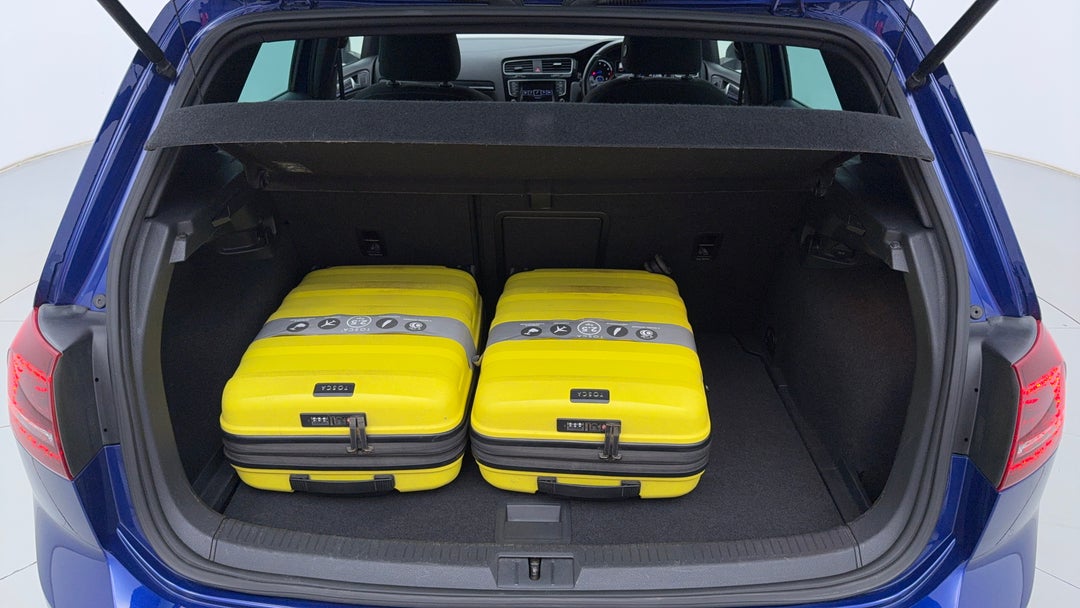 Boot Inside View with Luggage