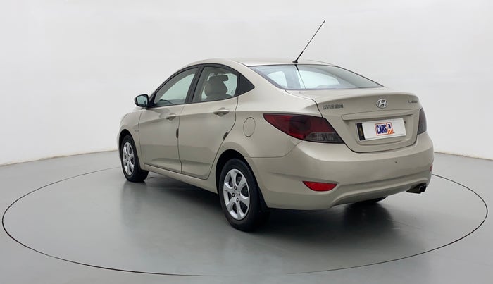 2013 Hyundai Verna FLUIDIC 1.4 CRDI, Diesel, Manual, 79,466 km, Left Back Diagonal