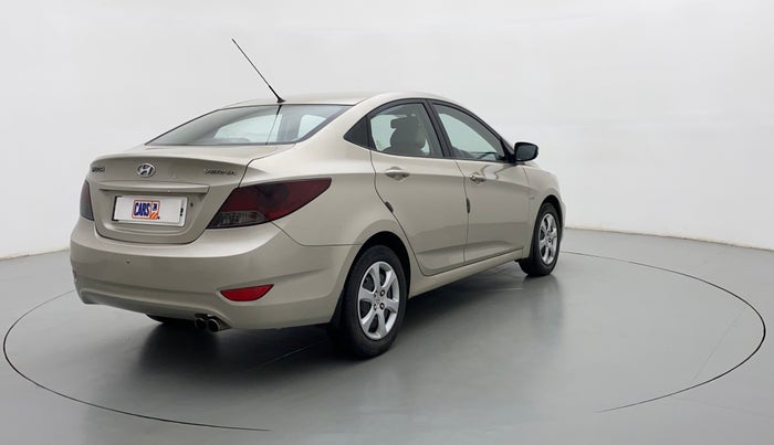 2013 Hyundai Verna FLUIDIC 1.4 CRDI, Diesel, Manual, 79,466 km, Right Back Diagonal