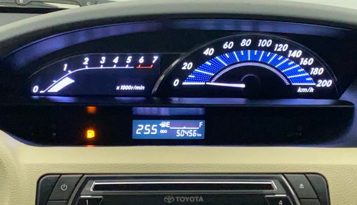 2017 Toyota Etios Liva V, Petrol, Manual, 50,456 km, Odometer Image
