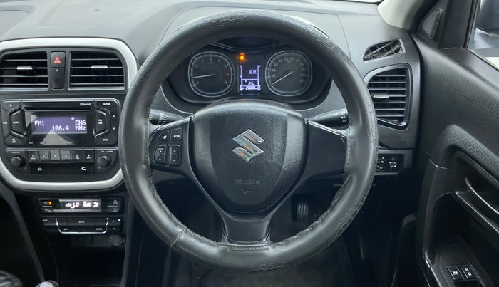 2021 Maruti Vitara Brezza VXI, Petrol, Manual, 25,000 km, Steering Wheel Close Up