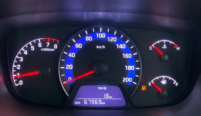 2014 Hyundai Xcent S 1.2 OPT, Petrol, Manual, 68,018 km, Odometer Image