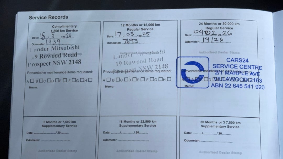 2023 Mitsubishi Pajero Sport Exceed (4wd) 7 Seat, Automatic, 14126 km, Service History