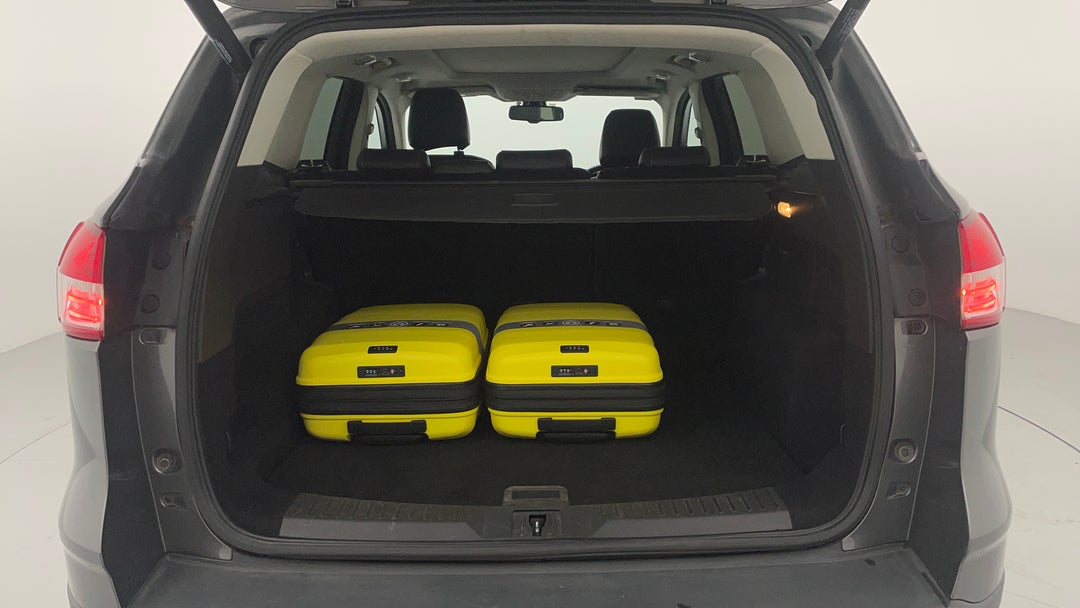 Boot Inside View with Luggage