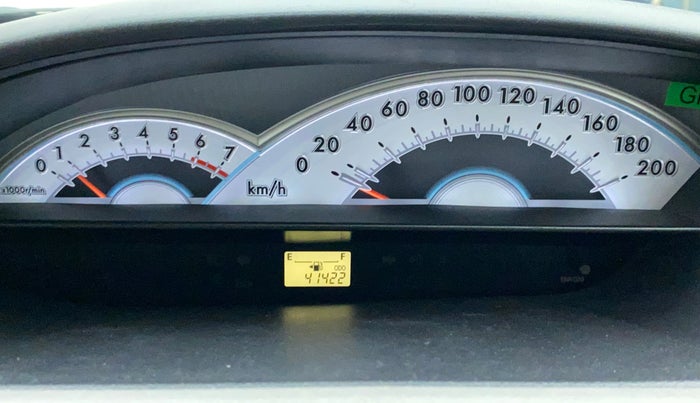 2011 Toyota Etios V, Petrol, Manual, 41,422 km, Odometer Image