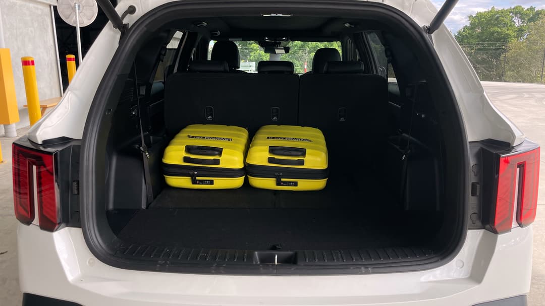 2024 Kia Sorento Gt-line 7 Seat, Automatic, 19135 km, Boot Inside View with Luggage
