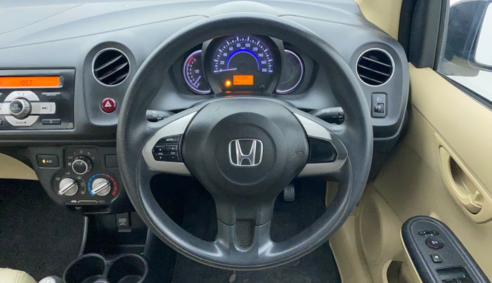 2015 Honda Amaze 1.2L I-VTEC S, Petrol, Manual, 46,989 km, Steering Wheel Close Up
