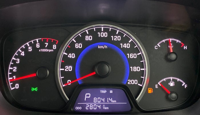 2017 Hyundai Grand i10 SPORTZ (O) 1.2 AT VTVT, Petrol, Automatic, 28,261 km, Odometer Image