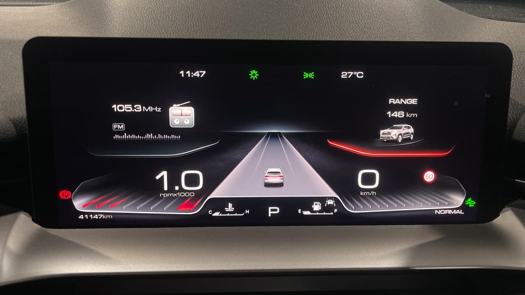 2022 GWM Haval H6 Ultra AWD, Automatic, 41147 km, Odometer View